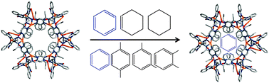Graphical abstract: A nanoporous Ag(i)-MOF showing unique selective adsorption of benzene among its organic analogues