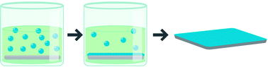 Graphical abstract: Self-assembly of a tripeptide into a functional coating that resists fouling