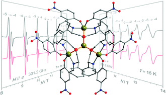 Graphical abstract: The solvent effect in an axially symmetric FeIII4 single-molecule magnet