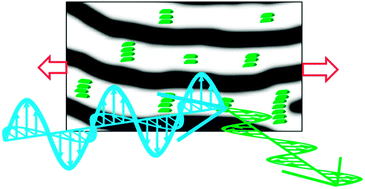 Graphical abstract: Strain-controlled fluorescence polarization in a CdSe nanoplatelet–block copolymer composite