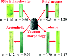 Graphical abstract: Precision measurement of the growth rate and mechanism of ibuprofen {001} and {011} as a function of crystallization environment