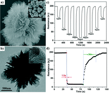 Graphical abstract: Facile synthesis and enhanced gas sensing properties of In2O3 nanoparticle-decorated ZnO hierarchical architectures