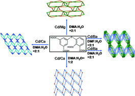 Graphical abstract: Structure versatility of coordination polymers constructed from a semirigid ligand and polynuclear metal clusters