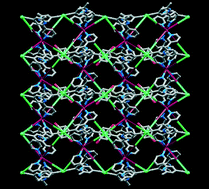 Graphical abstract: A 3-dimensional {42·84} lvt net built from a ditopic bis(3,2′:6′,3″-terpyridine) tecton bearing long alkyl tails