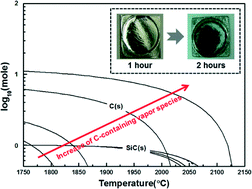 Graphical abstract: Condensation of vapor species at the outlets in high temperature chemical vapor deposition using tetramethylsilane as a precursor for SiC bulk growth