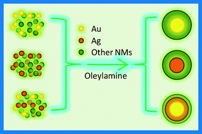 Graphical abstract: One-pot synthesis of noble metal nanoparticles with a core–shell construction