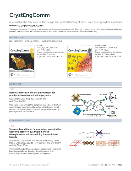 Contents list - CrystEngComm (RSC Publishing)