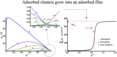 Graphical abstract: Clusters in the adsorbates of vapours and gases: Zeta isotherm approach