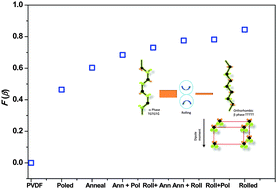 Graphical abstract: Process induced electroactive β-polymorph in PVDF: effect on dielectric and ferroelectric properties