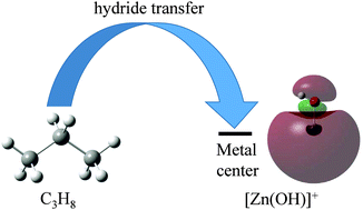 Graphical abstract: Highly regioselective hydride transfer, oxidative dehydrogenation, and hydrogen-atom abstraction in the thermal gas-phase chemistry of [Zn(OH)]+/C3H8