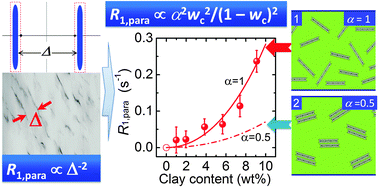 Graphical abstract: Nanoparticle dispersion in polymer nanocomposites by spin-diffusion-averaged paramagnetic enhanced NMR relaxometry: scaling relations and applications