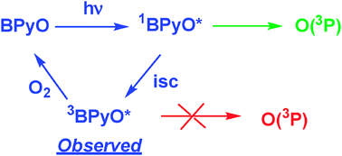 Graphical abstract: Generation of free oxygen atoms O(3P) in solution by photolysis of 4-benzoylpyridine N-oxide