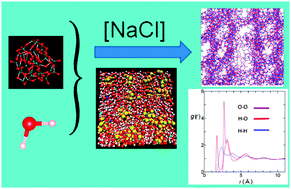 Graphical abstract: Molecular dynamics study of coagulation in silica-nanocolloid–water–NaCl systems based on the atomistic model