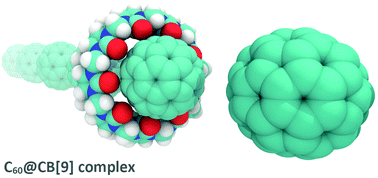 Graphical abstract: Predicting the properties of a new class of host–guest complexes: C60 fullerene and CB[9] cucurbituril