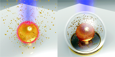 Graphical abstract: CW-laser-induced morphological changes of a single gold nanoparticle on glass: observation of surface evaporation