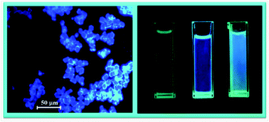 Graphical abstract: Aggregation induced emission enhancement of 4,4′-bis(diethylamino)benzophenone with an exceptionally large blue shift and its potential use as glucose sensor