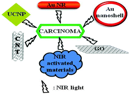 Graphical abstract: Near-infrared light-responsive nanomaterials in cancer therapeutics