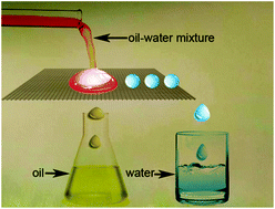 Graphical abstract: Biomimetic super-lyophobic and super-lyophilic materials applied for oil/water separation: a new strategy beyond nature