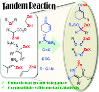 Graphical abstract: Advances in tandem reactions with organozinc reagents