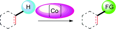 Graphical abstract: Cobalt mediated C–H bond functionalization: emerging tools for organic synthesis