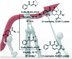 Graphical abstract: Synergistic catalysis-induced ring-opening reactions of 2-substituted 3,4-dihydropyrans with α-oxoketene dithioacetals