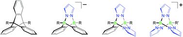 Graphical abstract: Synthesis and characterisation of the complete series of B–N analogues of triptycene
