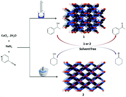 Graphical abstract: Copper–organic frameworks assembled from in situ generated 5-(4-pyridyl)tetrazole building blocks: synthesis, structural features, topological analysis and catalytic oxidation of alcohols