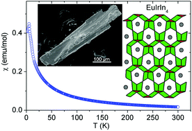Graphical abstract: The crystal structure and magnetic properties of a Zintl phase EuIrIn4: the first member of the Eu–Ir–In family
