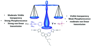 Graphical abstract: Photophysics and non-linear absorption of Au(i) and Pt(ii) acetylide complexes of a thienyl-carbazole chromophore