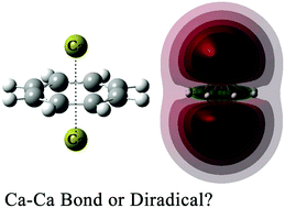 Graphical abstract: Ca–Ca interaction in inverse sandwich Ca–C8H8–Ca