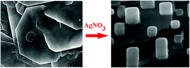 Graphical abstract: Epitaxial growth of silver chloride crystals on bismuth oxychloride