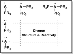 Graphical abstract: Phosphine complexes of lone pair bearing Lewis acceptors