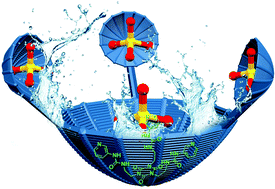 Graphical abstract: Encapsulation of [(SO4)4(H2O)12]8− clusters in a metal organic framework of pyridyl functionalized cyanuric acid based tris-urea