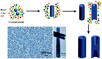 Graphical abstract: β-NaGdF4 nanotubes: one-pot synthesis and luminescence properties