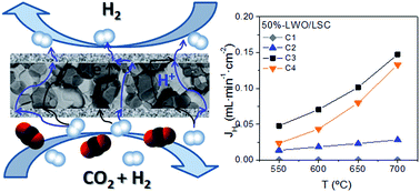 Graphical abstract: Outstanding hydrogen permeation through CO2-stable dual-phase ceramic membranes