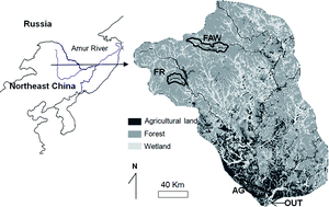 Graphical abstract: Effects of long-term land use change on dissolved carbon characteristics in the permafrost streams of northeast China