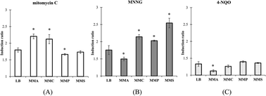 Graphical abstract: The influence of carbon sources on the expression of the recA gene and genotoxicity detection by an Acinetobacter bioreporter