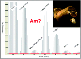 Graphical abstract: Elemental and isotopic analysis of americium in non-separated spent fuels using high resolution ICP-OES and sector field ICP-MS