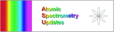 Graphical abstract: Atomic spectrometry updates: Review of advances in atomic spectrometry and related techniques