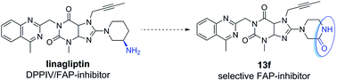 Graphical abstract: Selective inhibitors of fibroblast activation protein (FAP) with a xanthine scaffold