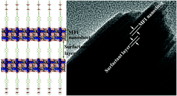 Graphical abstract: Template synthesis of the hierarchically structured MFI zeolite with nanosheet frameworks and tailored structure