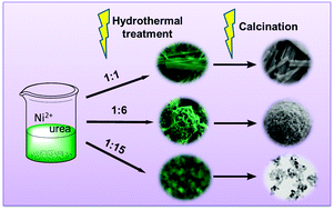 Graphical abstract: From Ni-based nanoprecursors to NiO nanostructures: morphology-controlled synthesis and structure-dependent electrochemical behavior