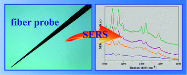 Graphical abstract: Development of Ag nanopolyhedra based fiber-optic probes for high performance SERS detection