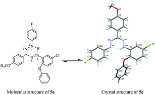 Graphical abstract: Synthesis, crystal structure, optical and electrochemical properties of novel diphenylether-based formazan derivatives