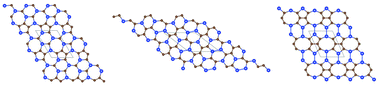 Graphical abstract: The search for the most stable structures of silicon–carbon monolayer compounds