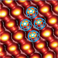 Graphical abstract: Atomically resolved orientational ordering of C60 molecules on epitaxial graphene on Cu(111)