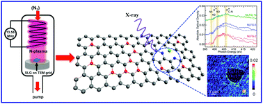 Graphical abstract: Nanoscale imaging of freestanding nitrogen doped single layer graphene