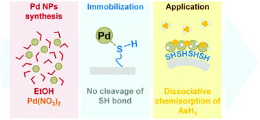 Graphical abstract: Facile preparation of an immobilized surfactant-free palladium nanocatalyst for metal hydride trapping: a novel sensing platform for TXRF analysis