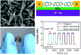 Graphical abstract: High-performance flexible photodetectors based on GaTe nanosheets