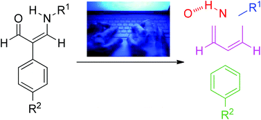 Graphical abstract: Pseudo-cyclic structures of mono- and di-azaderivatives of malondialdehydes. Synthesis and conformational disentanglement by computational analyses